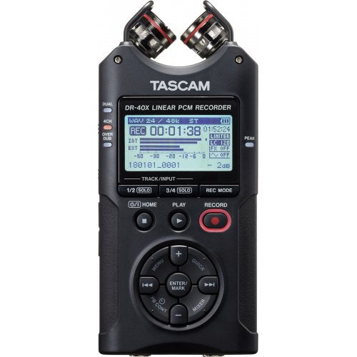 Tascam DR-40X Digital Audio Recorder And USB Interface