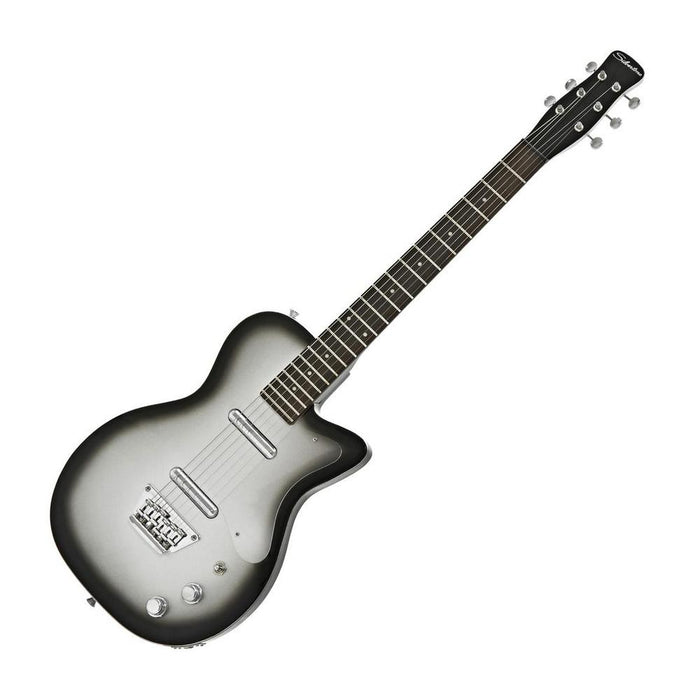 Silvertone 1303SVB Electric Guitar, Silverburst