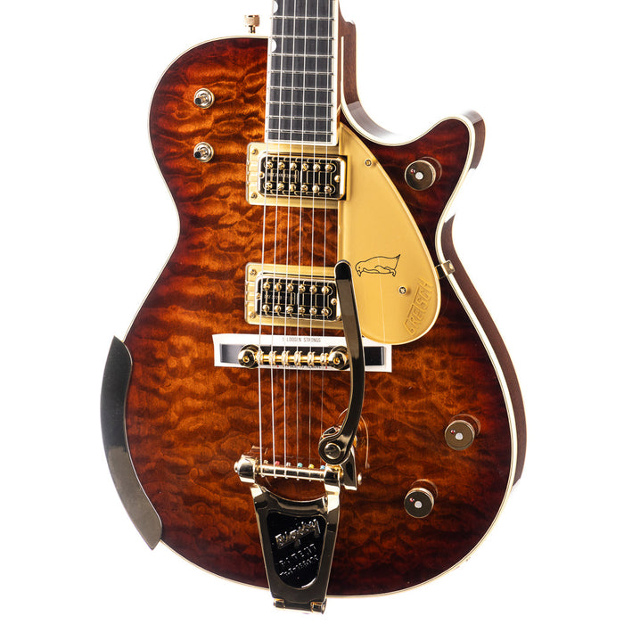 Gretsch G6134TGQM Limited Edition Penguin - Ebony Forge Glow 787 B Stock