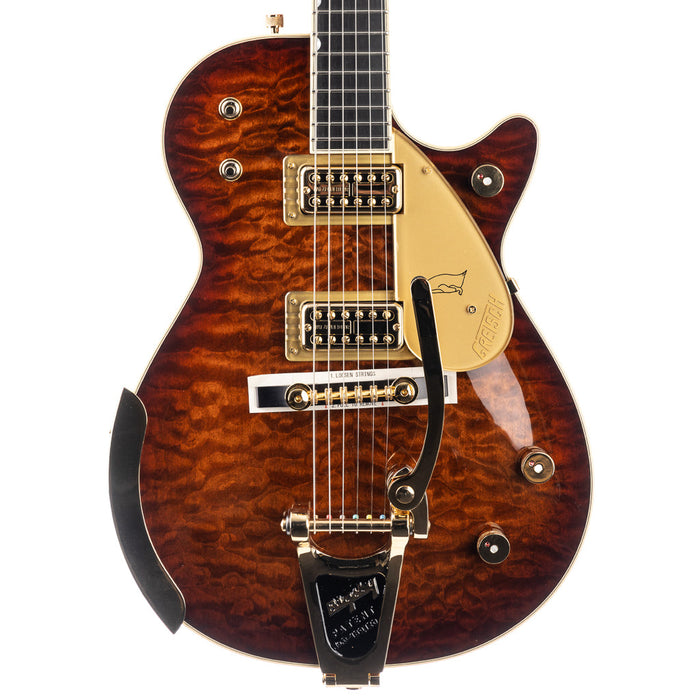 Gretsch G6134TGQM Limited Edition Penguin - Ebony Forge Glow 787 B Stock