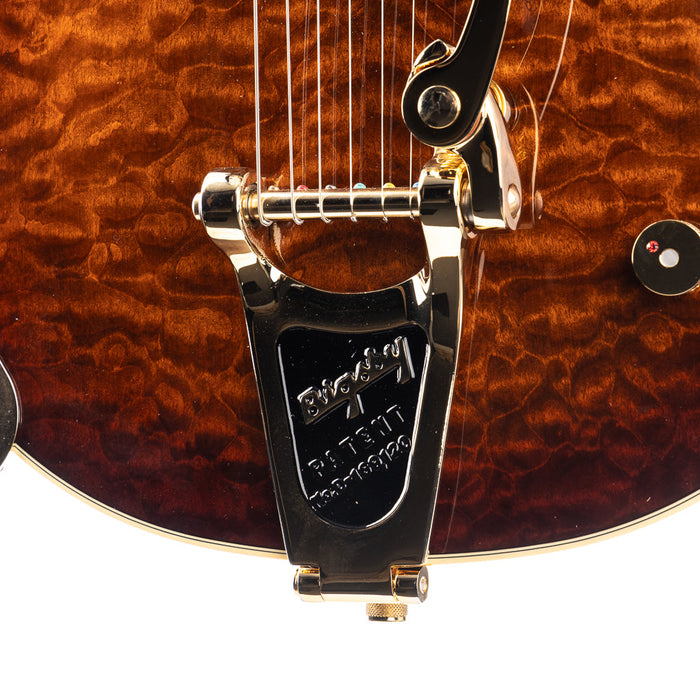 Gretsch G6134TGQM Limited Edition Penguin - Ebony Forge Glow 787 B Stock