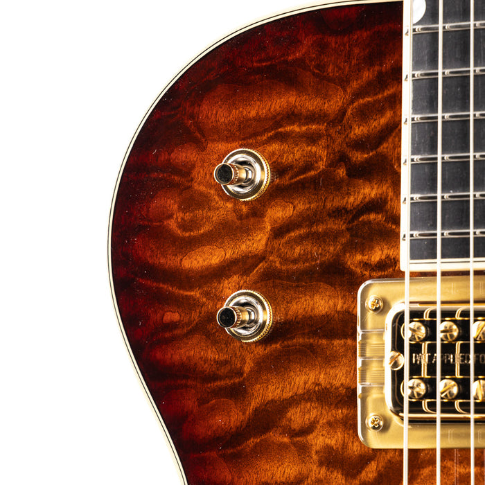 Gretsch G6134TGQM Limited Edition Penguin - Ebony Forge Glow 787 B Stock