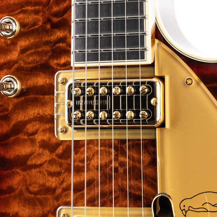 Gretsch G6134TGQM Limited Edition Penguin - Ebony Forge Glow 787 B Stock