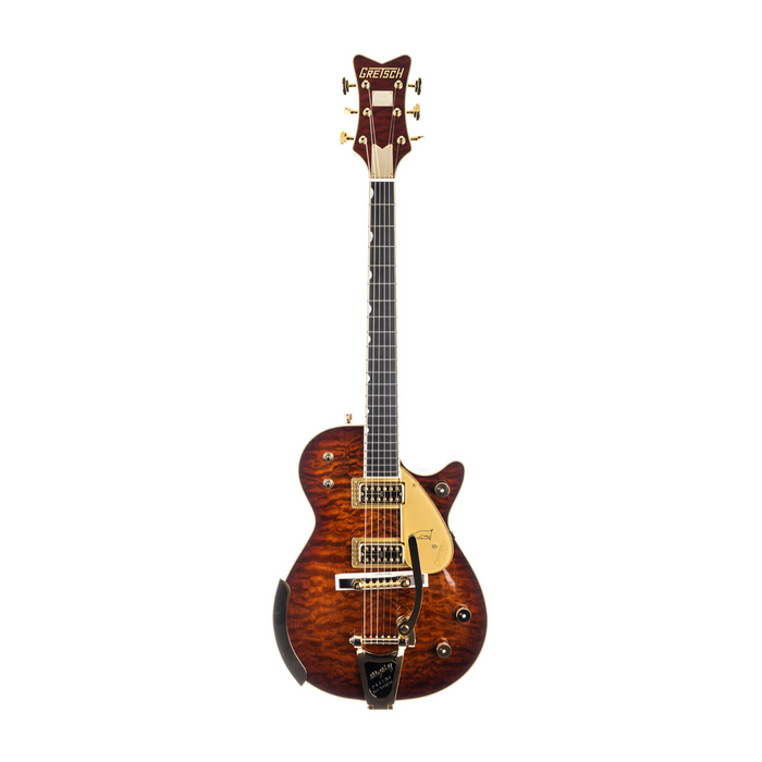 Gretsch G6134TGQM Limited Edition Penguin - Ebony Forge Glow 787 B Stock