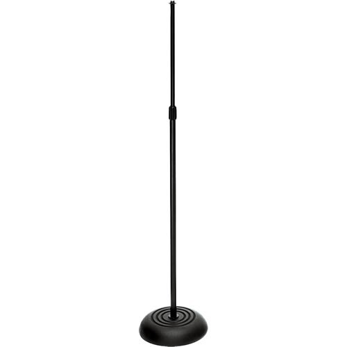 On-Stage MS7201B Mic Stand with Round Base - Black