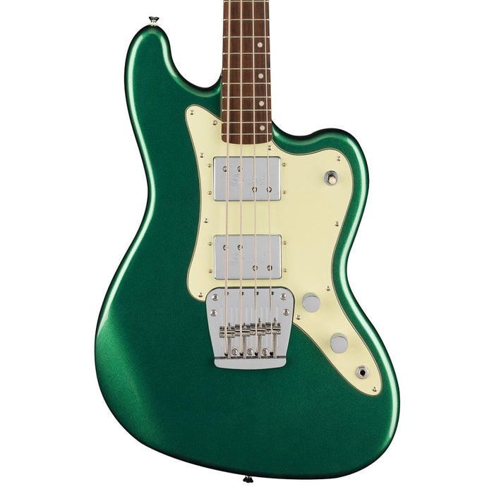 Fender Squier Paranormal Rascal Bass HH - Laurel Fingerboard - Mint Pickguard - Sherwood Green