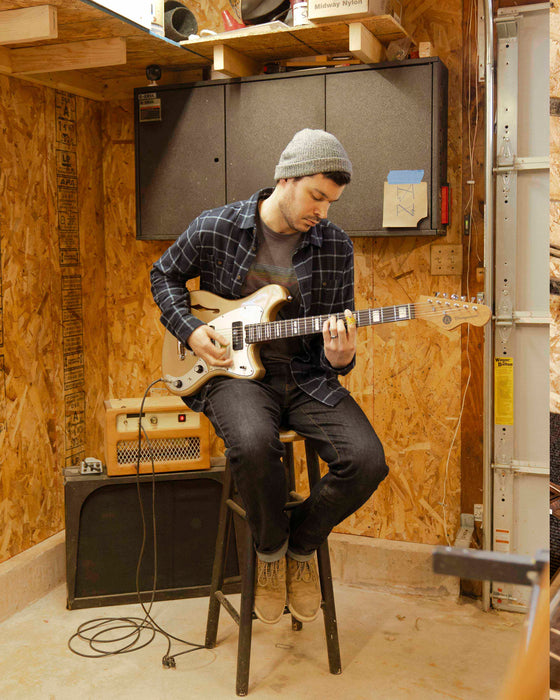 Orangewood Del Sol Baritone Electric Guitar Pitch Black