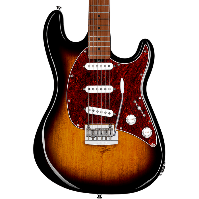 Sterling by Music Man Cutlass SSS - Vintage Sunburst