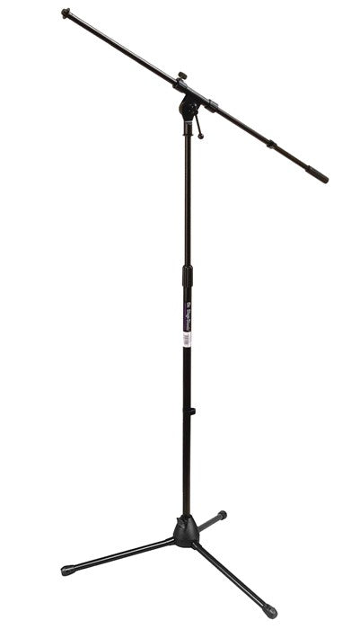 On-Stage MS7701B Euro Mic Stand with Tripod Base and Boom - Black