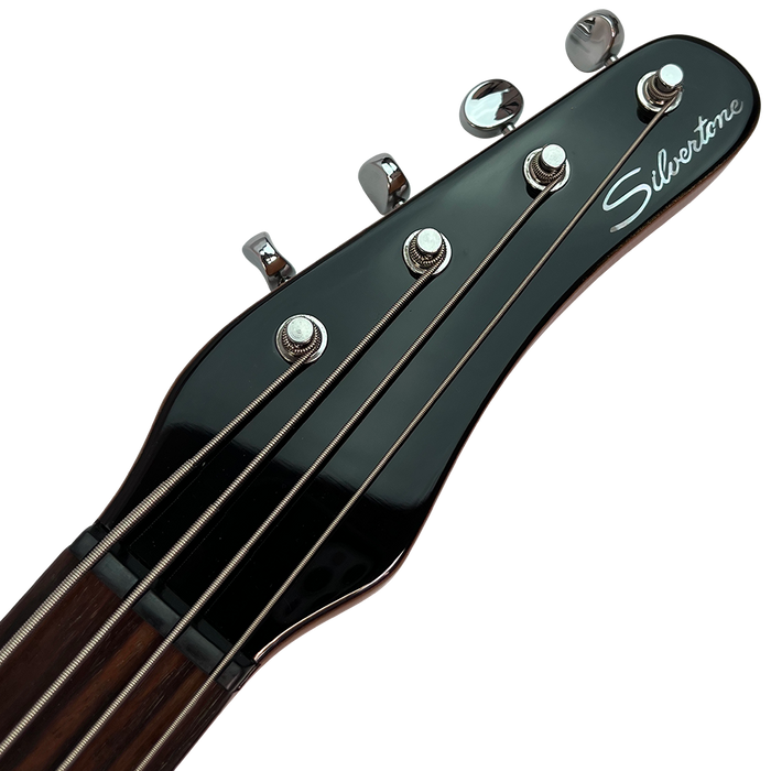 Silvertone 1444 Short Scale Bass Copper Metallic