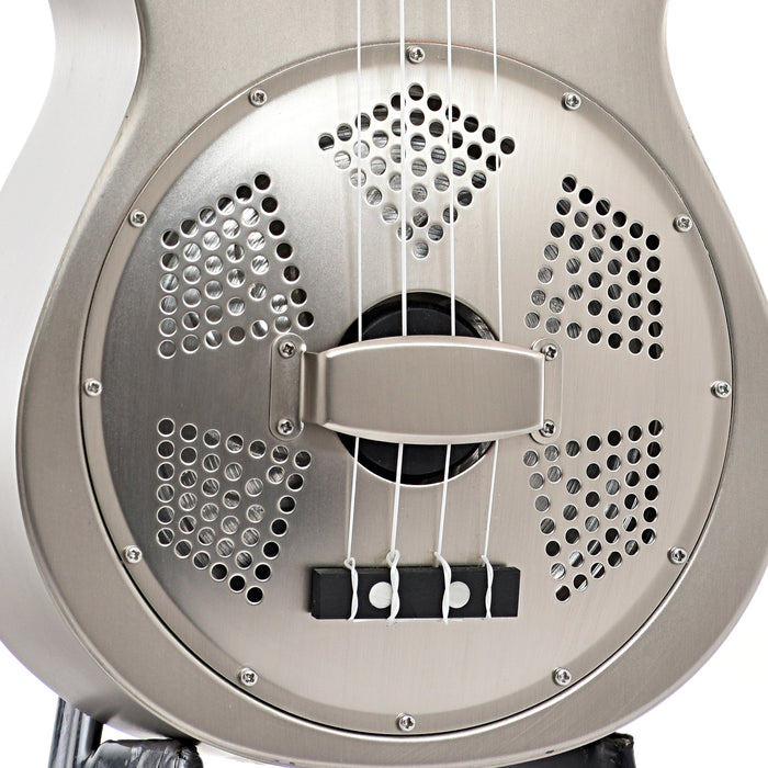 Gold Tone Metal Body Concert ResoUke & Gigbag