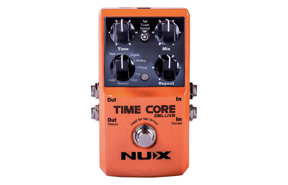 NUX Time Core Deluxe Stereo Delay Guitar Effects Pedal 7 Delay Types/L — Gear Post