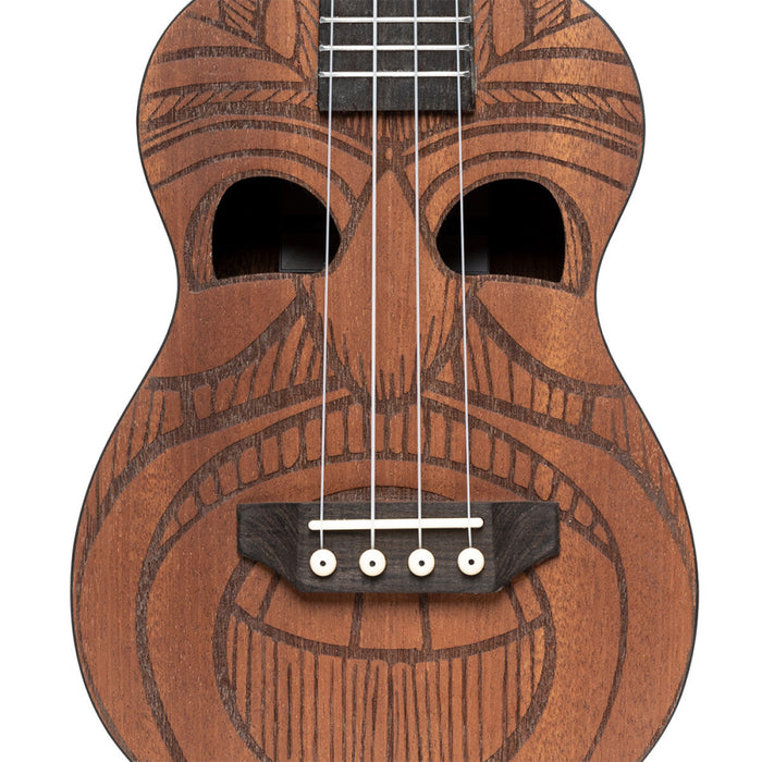 Stagg UC-TIKI-MAIO Sapele Tiki Series Concert Ukulele
