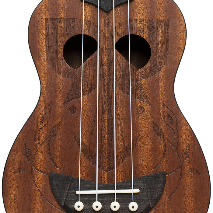 Stagg US-TIKI-EH Sapele Tiki Series Soprano Ukulele
