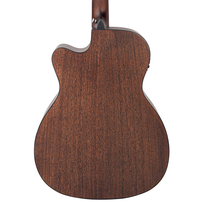 Vintage Stage VEC300N Folk Cutaway Electro-Acoustic Guitar SOLID TOP - Natural