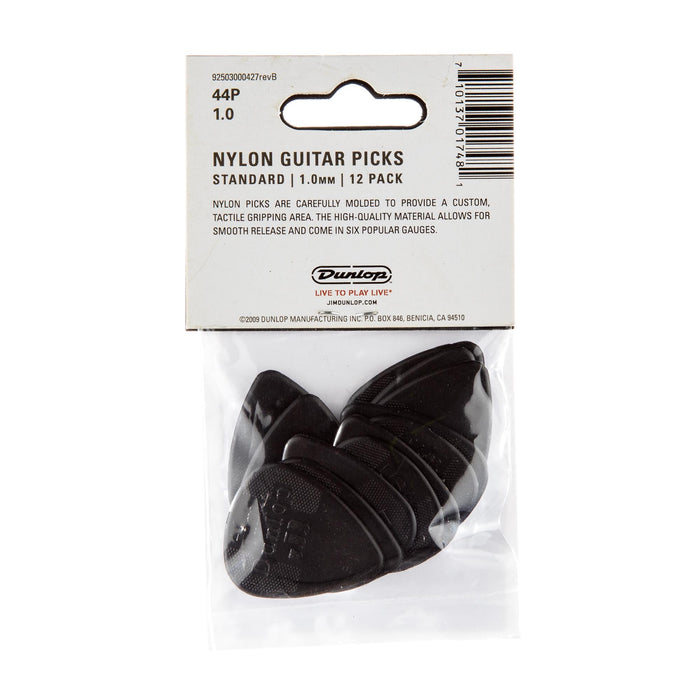 Púas de nailon Dunlop 1.0 Standard, paquete de 12