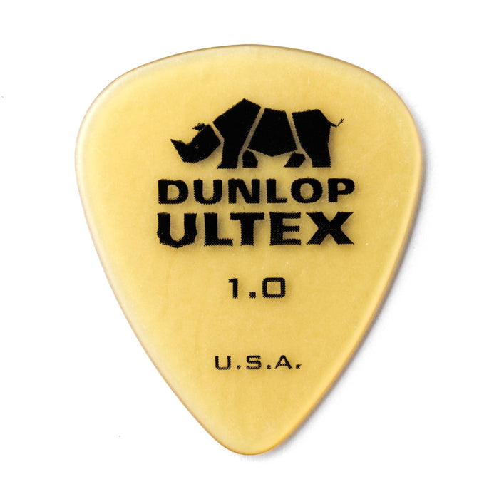 Paquete de 6 púas estándar Dunlop 1.0 Ultex amarillas