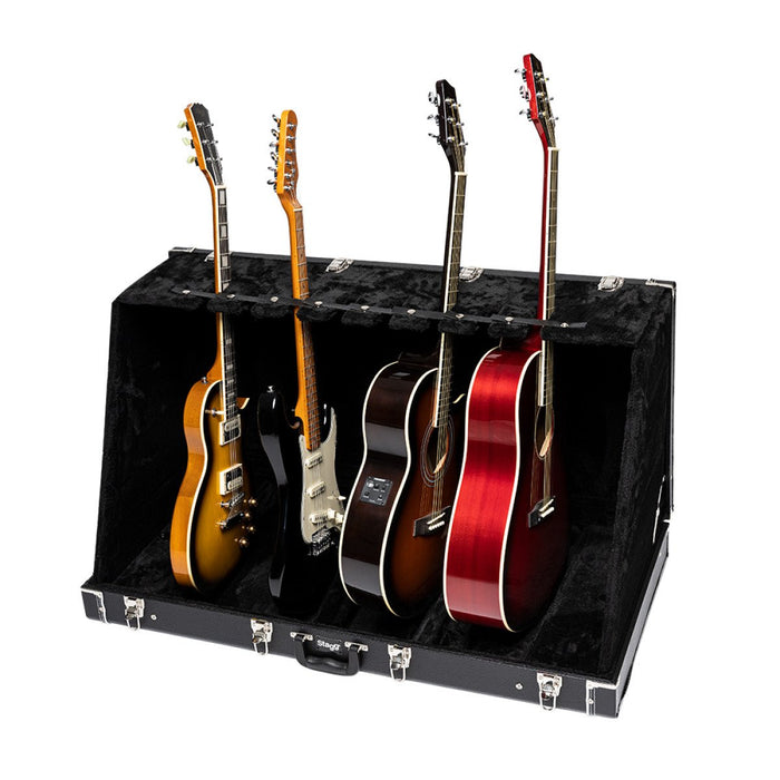 Stagg Universal Guitar Stand Case for 8 Electric or 4 Acoustic Guitars - GDC-8