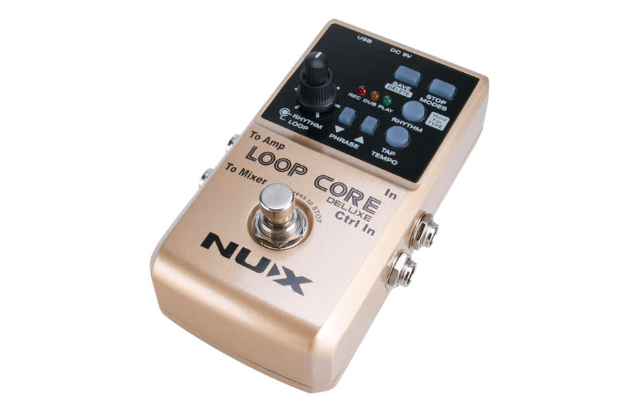 NUX Loop Core Deluxe Bundle Looper Pedal w/Drum Patterns & NMP-2 Dual — Gear Post
