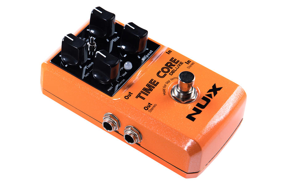 stereo delay pedal NUX Time Core Deluxe Stereo Delay Guitar Effects Pedal 7 Delay Types/L — Gear Post